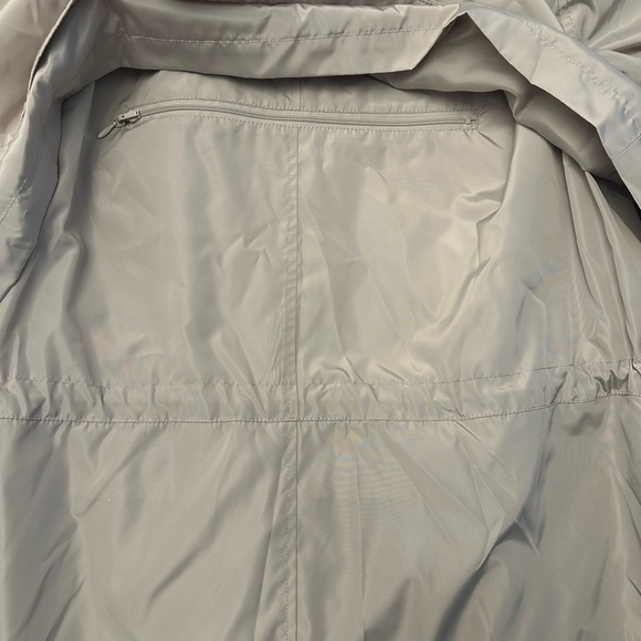 Via Spiga Water Resistant Packable Rain Coat Jacket Womens Large NWT - Picture 5 of 11
